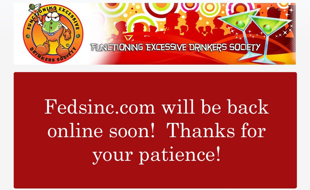 FEDSinc.com Welcome!  Temporarily down for maintenance! Check back soon!